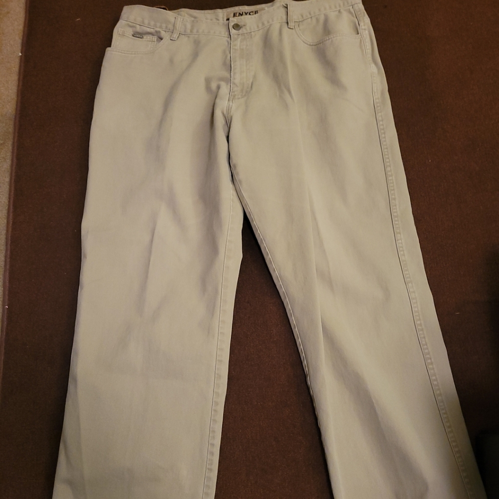 Vintage Enyce Jeans from Y2K.  Men's 42x30.  Beige color Jeans, 1 pair